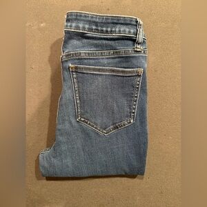 LC Lauren Conrad Women's Straight Leg Jeans in Gray